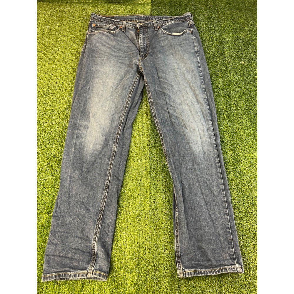 Levis 541 Athletic Taper Mens Blue Denim Medium Wash Jeans 36x32
